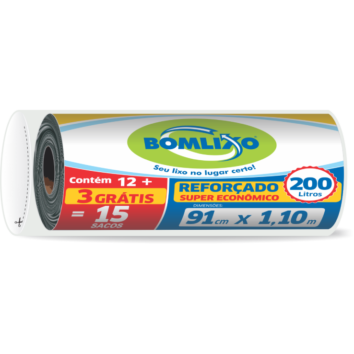 23 Bomlixo Rolo Reforçado S.Econômico Horizontal 200 Litros 2D-10